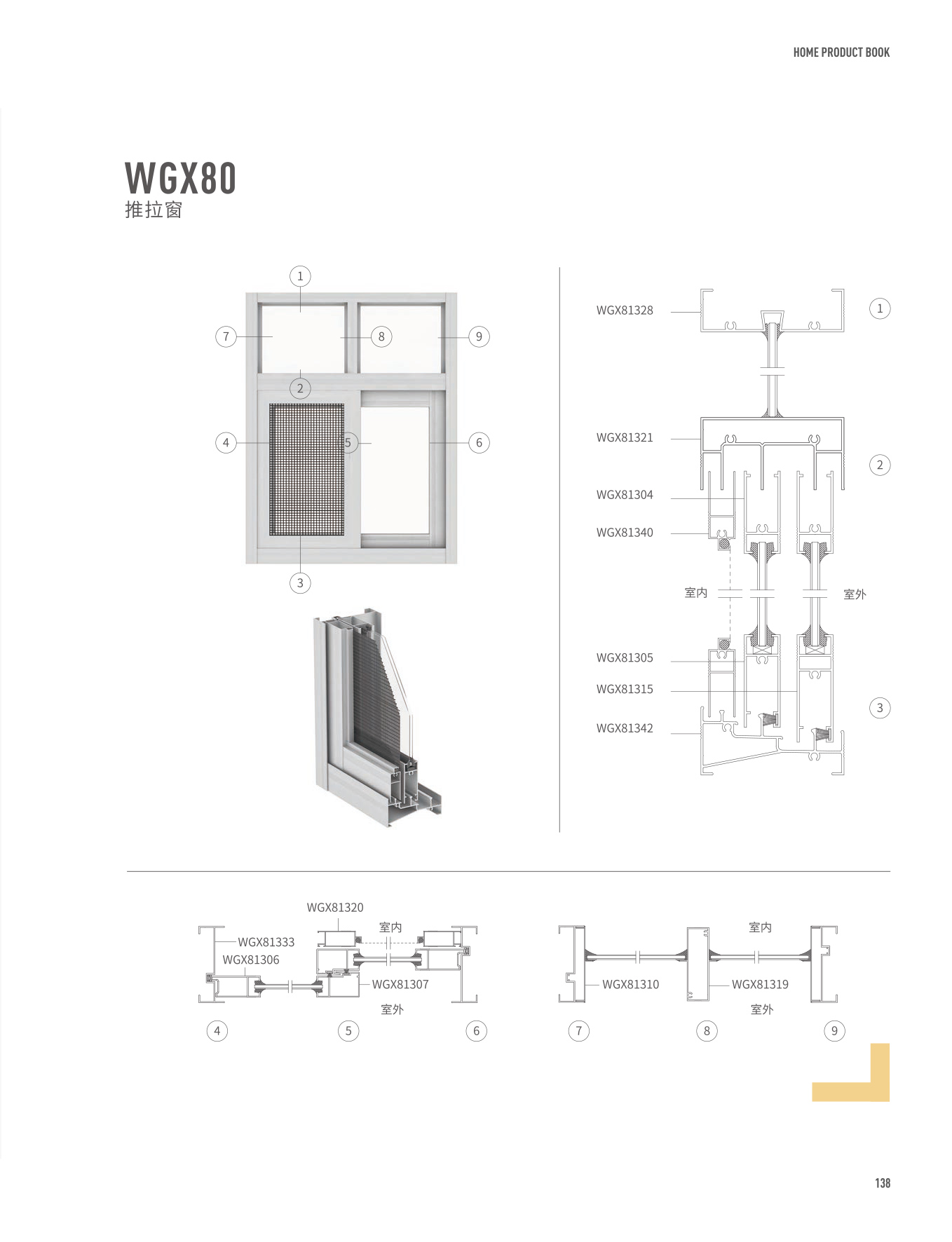 WGX80推拉窗
